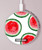 S3236 Motif melon d'eau Chargeur sans fil 15W Type-C iPhone Android Station de charge à lumière LED