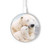 S3373 Famille d'ours polaire Chargeur sans fil 15W Type-C iPhone Android Station de charge à lumière LED