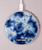 S3439 Tissu Indigo Tie Dye Chargeur sans fil 15W Type-C iPhone Android Station de charge à lumière LED