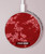 S3817 Motif de fleurs de cerisier floral rouge Chargeur sans fil 15W Type-C iPhone Android Station de charge à lumière LED