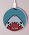 S3825 Plongée en mer de requin de dessin animé Chargeur sans fil 15W Type-C iPhone Android Station de charge à lumière LED