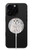S1566 Milou Blanc Chouette Chouette Chargeur magnétique sans fil avec MagSafe 15W pour iPhone 16 15 14 13 12