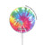 S1697 Tie Dye coloré imprimé graphique Chargeur magnétique sans fil avec MagSafe 15W pour iPhone 16 15 14 13 12