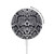 S2855 Blanc Rattle Serpent Imprimé graphique Peau Chargeur magnétique sans fil avec MagSafe 15W pour iPhone 16 15 14 13 12
