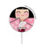 S3042 Japon fille Hina Sakura Kimono Poupée Chargeur magnétique sans fil avec MagSafe 15W pour iPhone 16 15 14 13 12