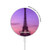 S3447 Paris Eiffel Le coucher du soleil Chargeur magnétique sans fil avec MagSafe 15W pour iPhone 16 15 14 13 12