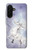 S1134 Cheval Blanc Licorne Etui Coque Housse pour Samsung Galaxy A26