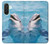 S1291 Les Dauphins en Mer Etui Coque Housse pour Samsung Galaxy A26