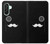 S1946 Sir Mustache Minimalisme Etui Coque Housse pour Samsung Galaxy A26