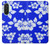 S2244 Motif Hawai Hibiscus Bleu Etui Coque Housse pour Samsung Galaxy A26