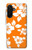 S2245 Hawai Hibiscus Motif orange Etui Coque Housse pour Samsung Galaxy A26