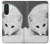 S2569 Blanc arctique Renard Etui Coque Housse pour Samsung Galaxy A26