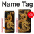 S2804 Dragon d'or imprimé chinois Etui Coque Housse pour Samsung Galaxy A26