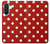 S2951 Rouge Pois Etui Coque Housse pour Samsung Galaxy A26