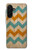 S3033 Bois Chevron Imprimé millésimé Graphic Etui Coque Housse pour Samsung Galaxy A26