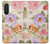 S3035 Peinture douce Fleur Etui Coque Housse pour Samsung Galaxy A26