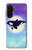 S3807 Killer Whale Orca Lune Pastel Fantaisie Etui Coque Housse pour Samsung Galaxy A26