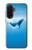 S0843 Baleine bleue Etui Coque Housse pour Samsung Galaxy A36