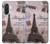 S2211 Carte postale de Paris Tour Eiffel Etui Coque Housse pour Samsung Galaxy A36