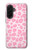 S2213 Motif rose Léopard Etui Coque Housse pour Samsung Galaxy A36