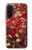 S2414 Rouge Fleur amandier Van Gogh Etui Coque Housse pour Samsung Galaxy A36