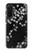 S2544 Kimono japonais style Noir motif fleur Etui Coque Housse pour Samsung Galaxy A36