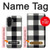 S2842 Noir et blanc Buffle motif de vérification Etui Coque Housse pour Samsung Galaxy A36