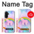 S3070 Arc en ciel pastel ciel Licorne Etui Coque Housse pour Samsung Galaxy A36