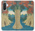 S3348 Utagawa Hiroshige Le singe Pont Etui Coque Housse pour Samsung Galaxy A36