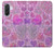 S3710 Coeur d'amour rose Etui Coque Housse pour Samsung Galaxy A36