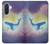 S3802 Rêve Baleine Pastel Fantaisie Etui Coque Housse pour Samsung Galaxy A36