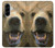 S0840 Grizzly Bear visage Etui Coque Housse pour Samsung Galaxy A56