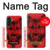 S1090 Rouge Loup Etui Coque Housse pour Samsung Galaxy A56