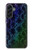 S3366 Arc en ciel Python graphique Imprimer Peau Etui Coque Housse pour Samsung Galaxy A56