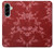 S3817 Motif de fleurs de cerisier floral rouge Etui Coque Housse pour Samsung Galaxy A56