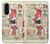 S3820 Poupée de papier de mode de cow-girl vintage Etui Coque Housse pour Samsung Galaxy A56