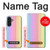 S3849 Couleurs verticales colorées Etui Coque Housse pour Samsung Galaxy A56