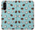 S3860 Motif à pois de noix de coco Etui Coque Housse pour Samsung Galaxy A56