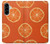 S3946 Motif orange sans couture Etui Coque Housse pour Samsung Galaxy A56