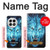 S0752 Feu bleu Loup Etui Coque Housse pour OnePlus 13