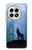 S0935 Loup Hurlant dans la forêt Etui Coque Housse pour OnePlus 13