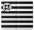 S1596 Noir et blanc rayé Etui Coque Housse pour OnePlus 13