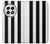 S2297 Noir et blanc rayures verticales Etui Coque Housse pour OnePlus 13