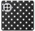 S2299 Noir Pois Etui Coque Housse pour OnePlus 13