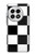 S2492 Noir et blanc Damier Etui Coque Housse pour OnePlus 13