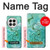 S2653 Dragon Vert Turquoise Pierre Graphique Etui Coque Housse pour OnePlus 13