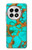 S2688 Aqua Copper Turquoise Graphic Gemme Etui Coque Housse pour OnePlus 13