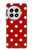 S2951 Rouge Pois Etui Coque Housse pour OnePlus 13