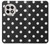 S2299 Noir Pois Etui Coque Housse pour OnePlus 13R