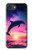 S3980 Dauphin, coucher de soleil, Voie lactée Etui Coque Housse pour iPhone 16e, 17e